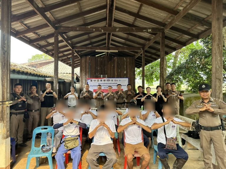 สภ.แม่จัน พร้อมทีมงานชุมชนยั่งยืน จัดกิจกรรมขับเคลื่อนโครงการชุมชนยั่งยืนตรวจสุขภาพใจ