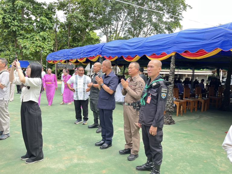 กต.ตร. แม่จัน ร่วมพิธีทำบุญอัญเชิญพระพุทธชินราชจำลองณ หน่วยเฉพาะกิจกรมทหารพรานที่ 31